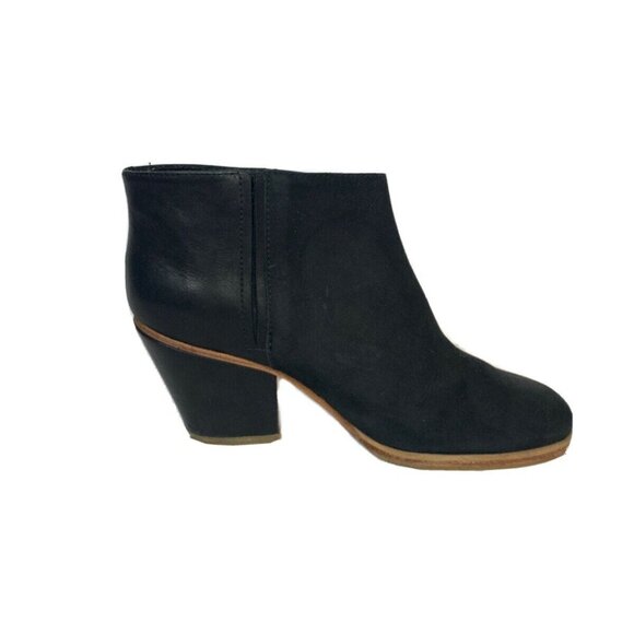 RACHEL COMEY Mars Black Leather Booties - Picture 3 of 12